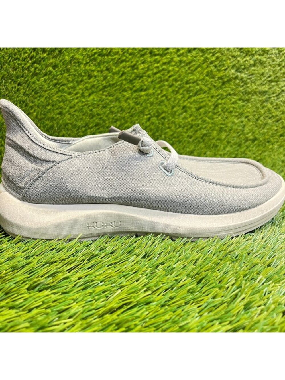 Kuru Draft Rento Mens Size 8.5 Gray Casual Classic Outdoor Walking Slip-On Shoes